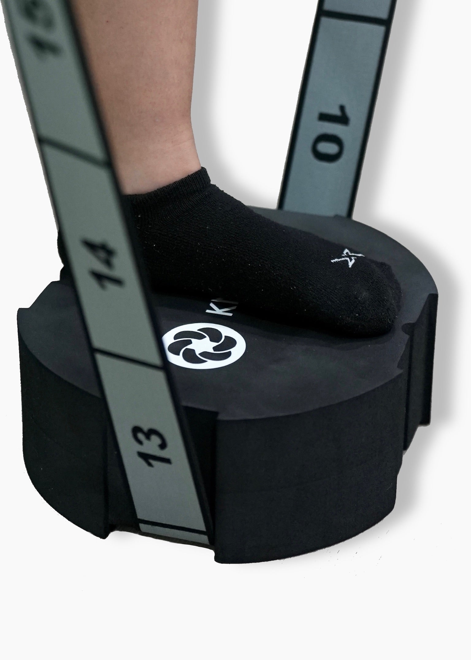 CIRCULAR YOGA BLOCK + 3 STRETCH BANDS 24 LOOPS BUNDLE - Premium (Light), Platinum (Medium), & Ultra (Heavy) Resistance