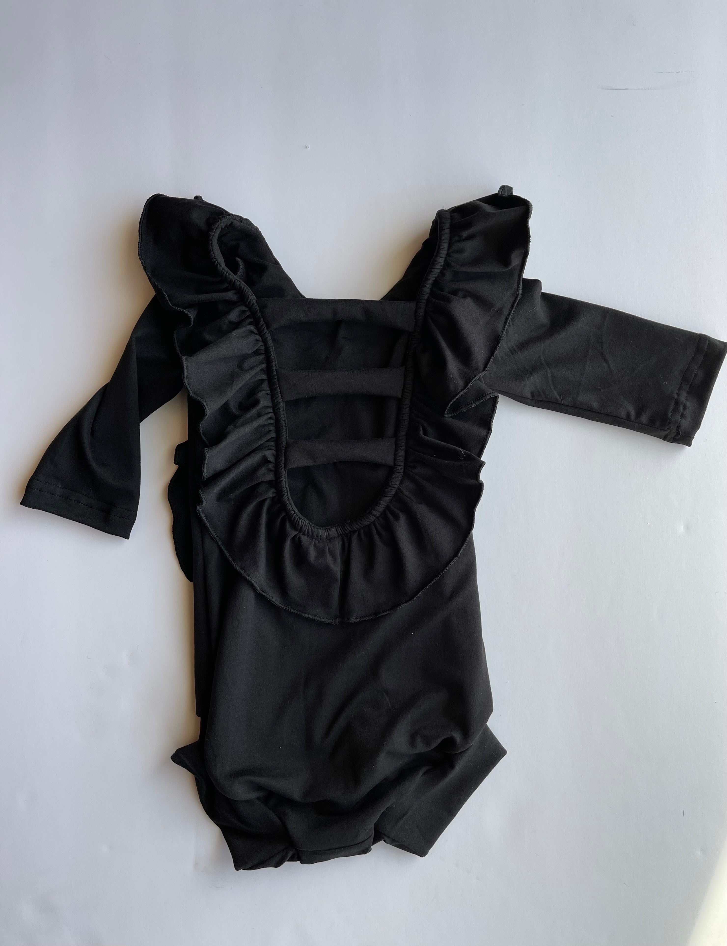 Ruffled Black