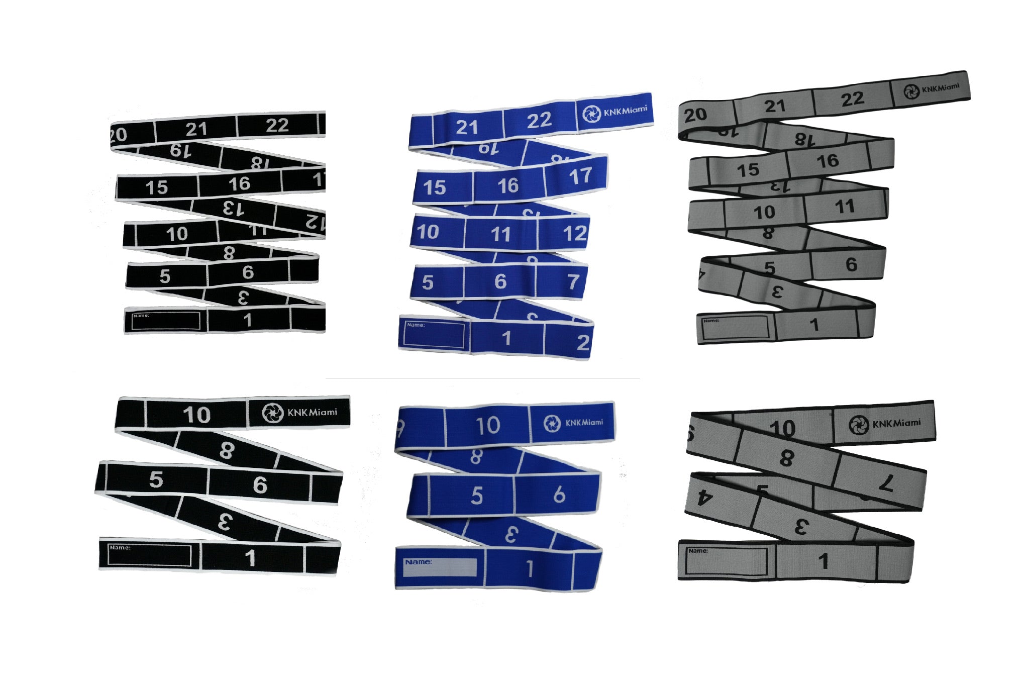 6 STRETCH BANDS 3(12&24) LOOPS BUNDLE - Premium (Light), Platinum (Medium), & Ultra (Heavy) Resistance