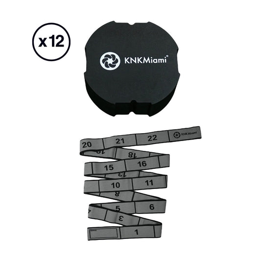PAY 10 GET 12 - CIRCULAR YOGA BLOCK + PLATINUM BUNDLE (24 Loops Medium Resistance Stretch Band)