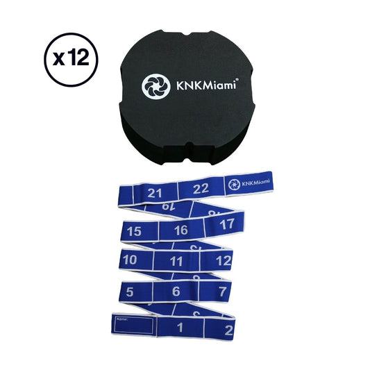 PAY 10 GET 12 - CIRCULAR YOGA BLOCK + ULTRA BUNDLE (24 Loops Heavy Resistance Stretch Band)