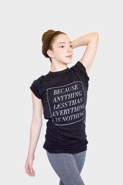 All/Nothing Print Fitted Tee (American Apparel)