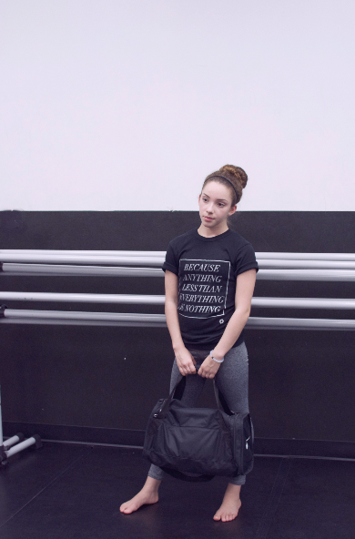 All/Nothing Print Fitted Tee (American Apparel)