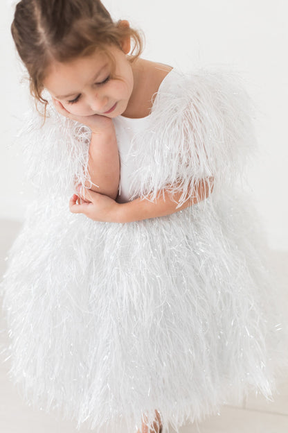 The White Swan Shimmer Dress 3T