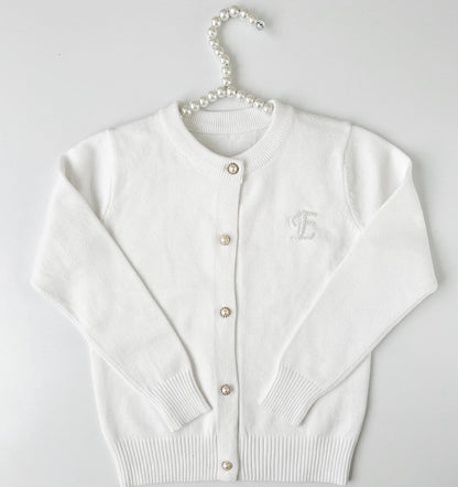 Pearl White Cardigan