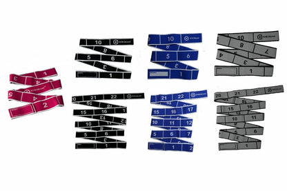 7 STRETCH BANDS (11 &amp; 12 &amp; 24) LOOPS BUNDLE - Pro (Light), Premium (Light), Platinum (Medium), &amp; Ultra (Heavy) Resistance