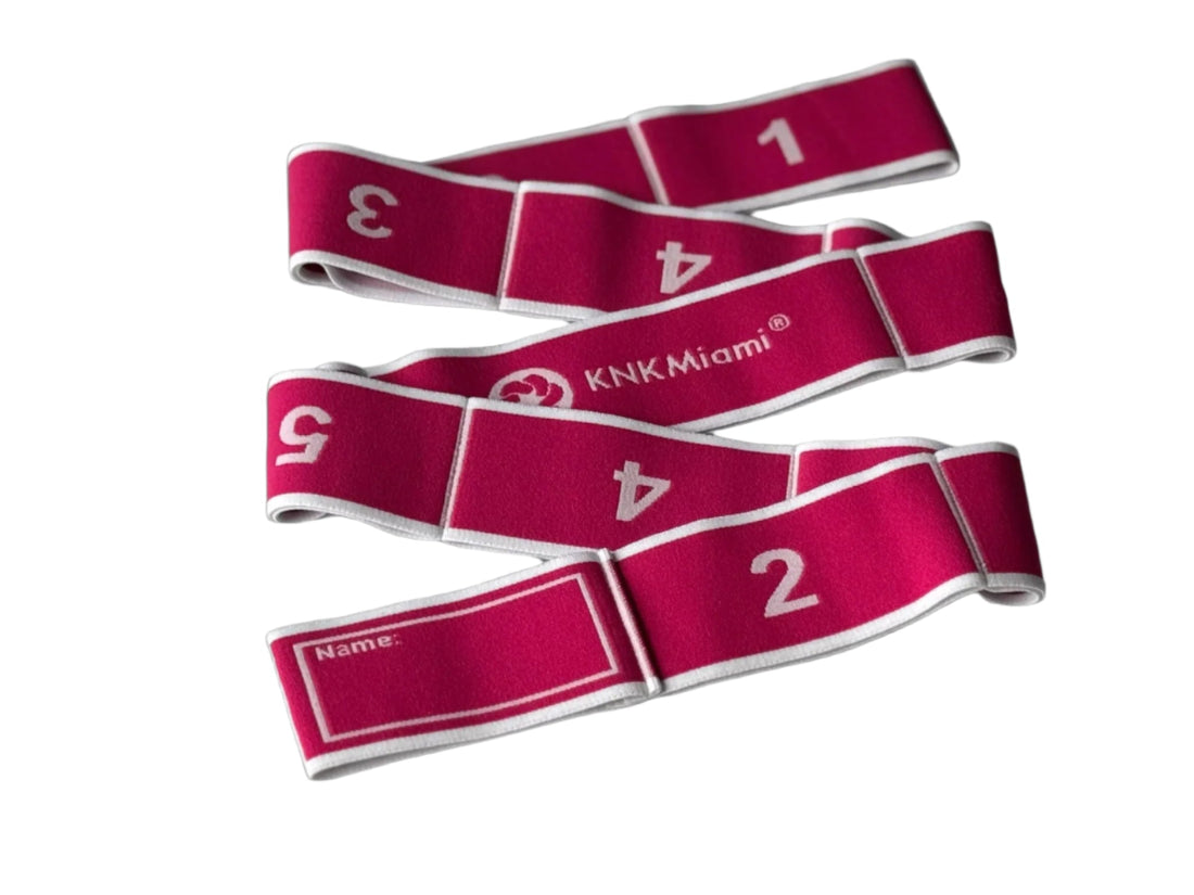 KNKMiami x Bodybreaker Collaboration Stretch Band Pro 11 Loops Pink – Light Resistance