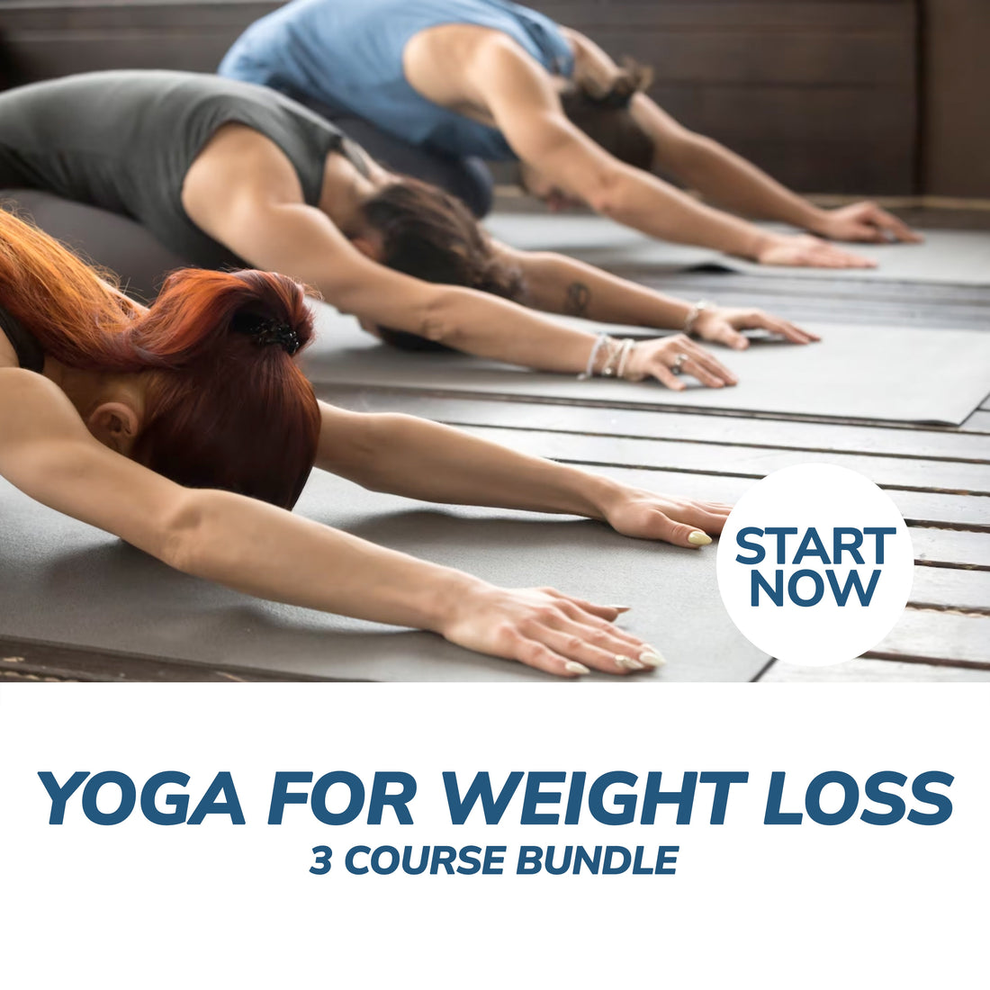 Yoga For Weight Loss Challenge Bundle, 3 Certificate Courses