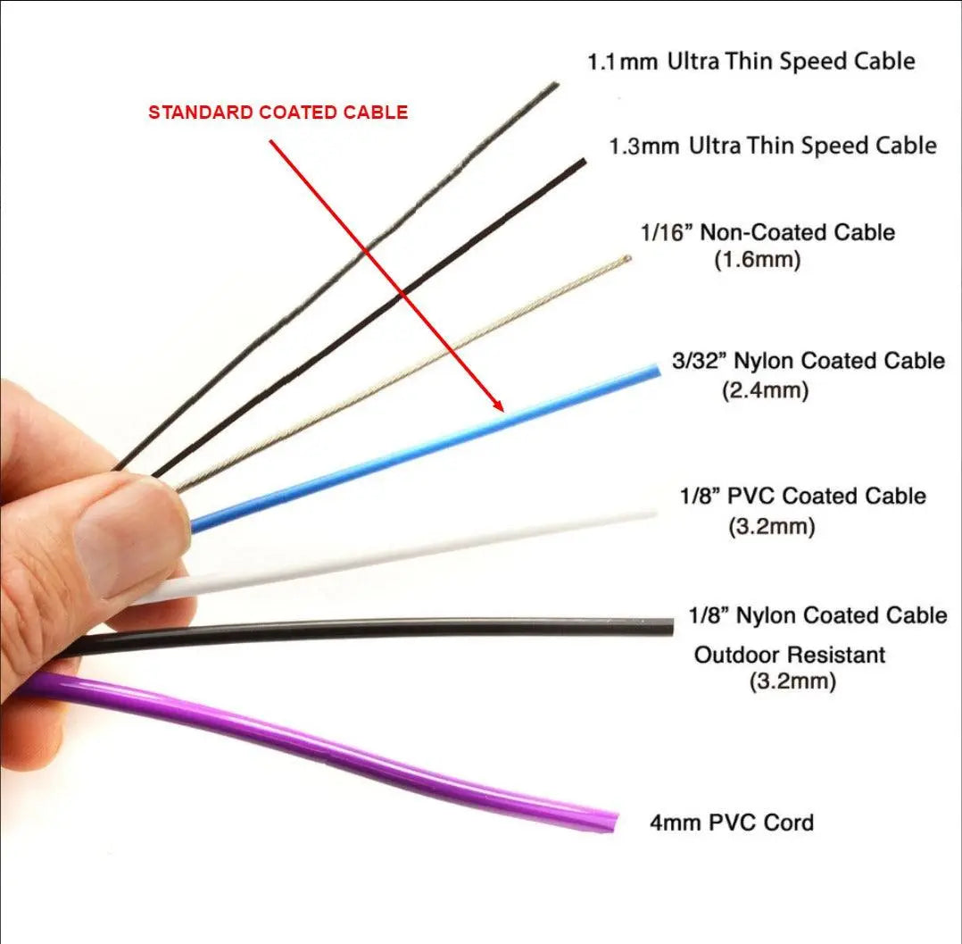 Nylon Coated Steel Speed Cable - 2.4mm